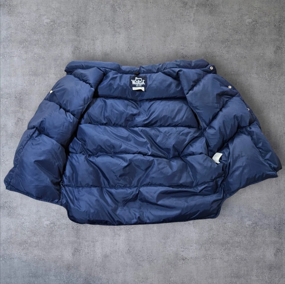Vintage 70S Woolrich 100% Nylon Shell/Lining DOWN Insulated Vest Jacket XL SNAP‎ - Picture 4 of 8
